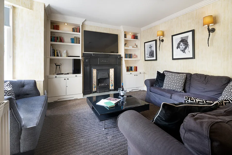 The Georgian Lakehouse TV Room