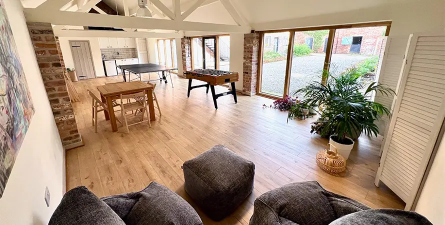 The Retreat Barn Games Room