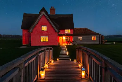 House On The Moat By Nught