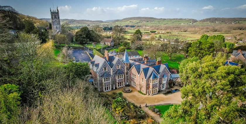 Mendip Manor Aerial View