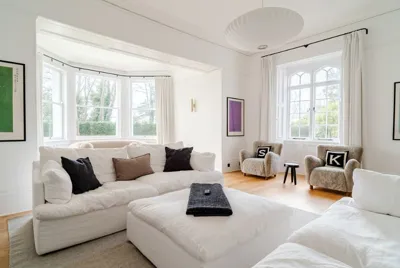 White Gable House Living Room 2