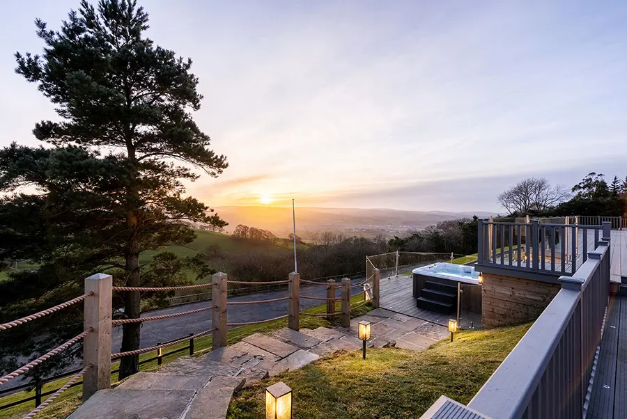 Heatherbryn House Evening Views
