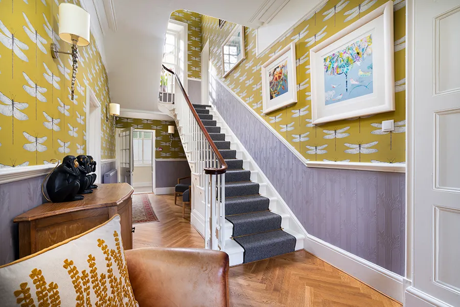 The Georgian Lakehouse Entrance Hallway