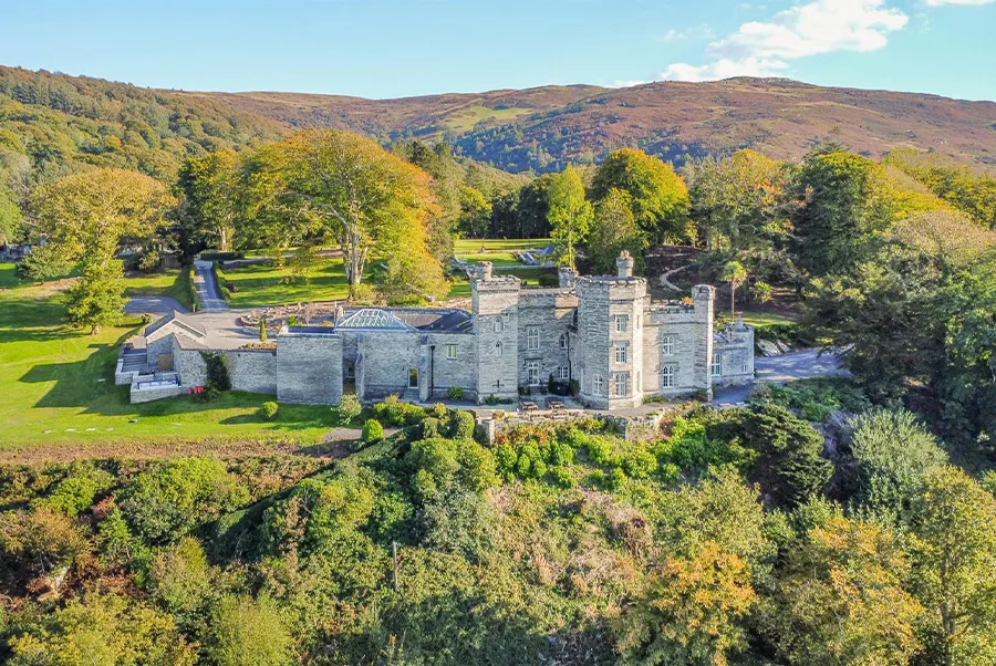 Pengarth Castle Aerial View 1