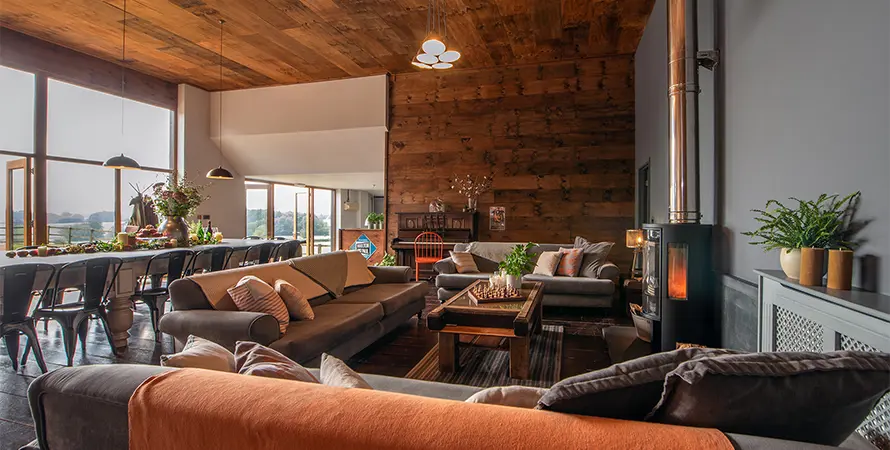 Apple Cabin Living Area