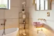 La Cachette Pink Bathroom