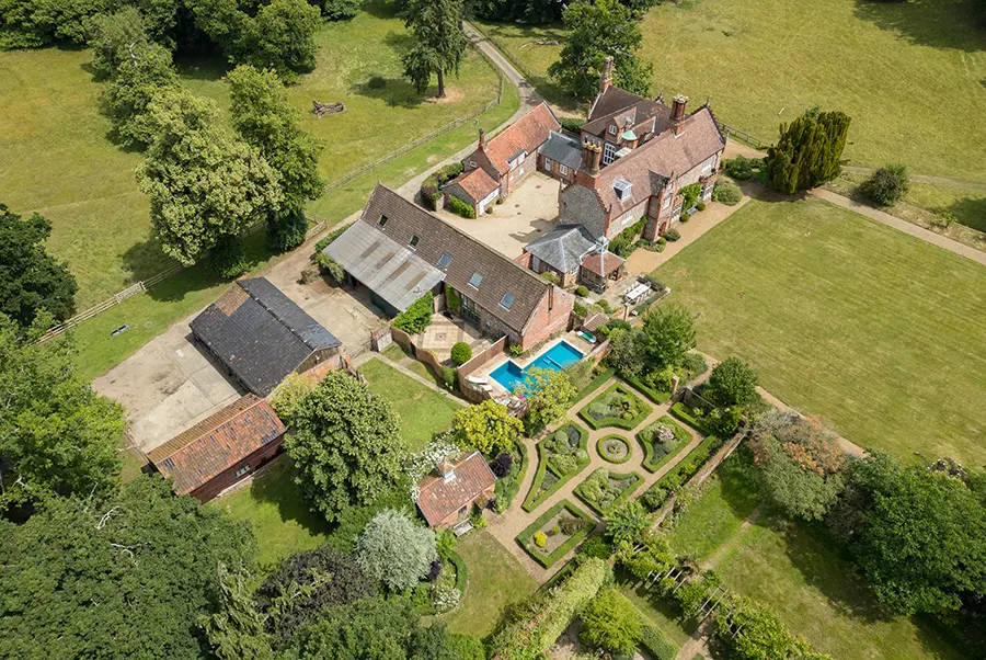 Belwick Hall Aerial View 2