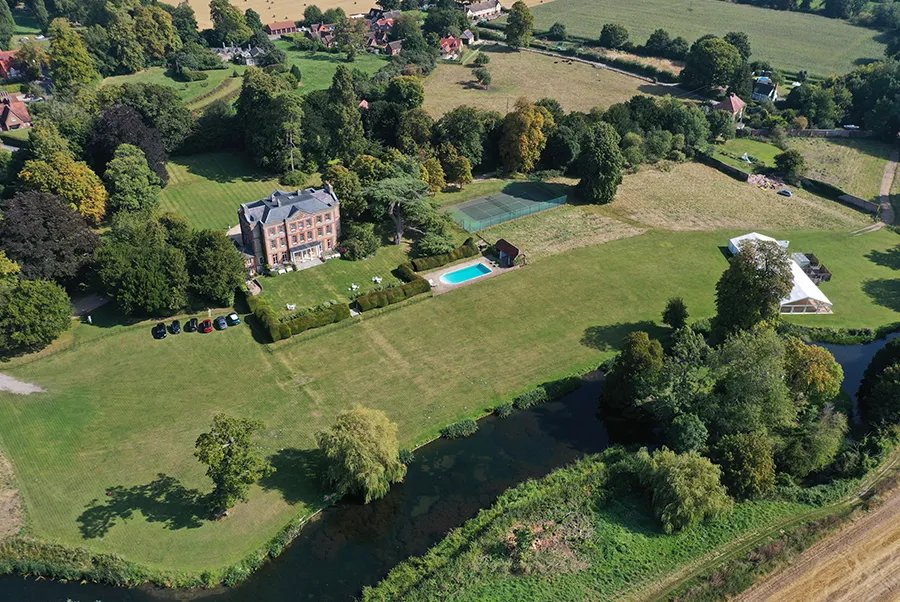 Wantage Manor Aerial View