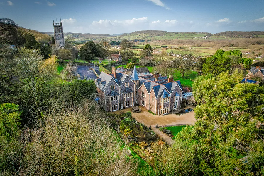 Mendip Manor Aerial View 1