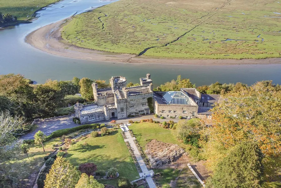 Pengarth Castle Aerial View 2